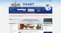 Desktop Screenshot of gambit-ksiazki.pl